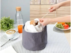 Rosenstein & Söhne Brot-Aufbewahrung Beutel:2er-Set XL-Brotkorb Aus Baumwolle, Verschließbare Kordel, Ø 25 Cm 14 Rosenstein & Söhne Brot-Aufbewahrung Beutel:2er-Set XL-Brotkorb Aus Baumwolle, Verschließbare Kordel, Ø 25 Cm -Einrichtungsgeschäft nx4192 6