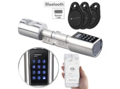 VisorTech Zahlenschloss:Elektronischer Tür-Schließzylinder, Transponder, Code, App, M Gateway -Einrichtungsgeschäft nx4349 11