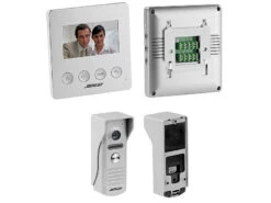 Somikon Video Klingel:Video-Türsprechanlage Mit Farbdisplay, LED-Licht & Türöffnungsfunktion -Einrichtungsgeschäft nx4400 12