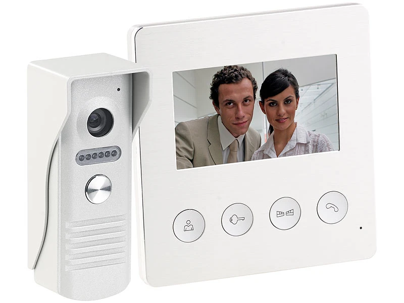 Somikon Video Türklingel:Video-Türsprechanlage Mit Farbdisplay, LED-Licht (Versandrückläufer) 9 Somikon Video Türklingel:Video-Türsprechanlage Mit Farbdisplay, LED-Licht (Versandrückläufer) – Bild 7