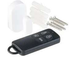 VisorTech WiFi Alarmanlage:4-teilige WLAN-Alarmanlage, Alexa-kompatibel, Für Bis 50 Sensoren, App -Einrichtungsgeschäft nx4406 4