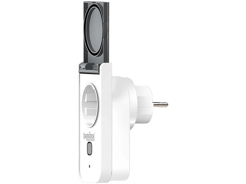 Luminea Home Control Messsteckdose:3er-Set WLAN-Outdoor-Steckdosen, App, Sprachsteuerung, 16 A, IP44 6 Luminea Home Control Messsteckdose:3er-Set WLAN-Outdoor-Steckdosen, App, Sprachsteuerung, 16 A, IP44 – Bild 4