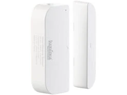 Luminea Fenstersensoren:5er-Set WiFi Tür & Fensteralarm, Alexa Und Google Assistant Komp. -Einrichtungsgeschäft nx4470 0