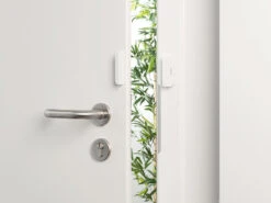 Luminea Fenstersensoren:5er-Set WiFi Tür & Fensteralarm, Alexa Und Google Assistant Komp. -Einrichtungsgeschäft nx4470 3