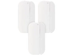 Luminea Türkontakte:3er-Set WiFi Tür & Fensteralarm, Alexa Und Google Assistant Komp. -Einrichtungsgeschäft nx4479 0