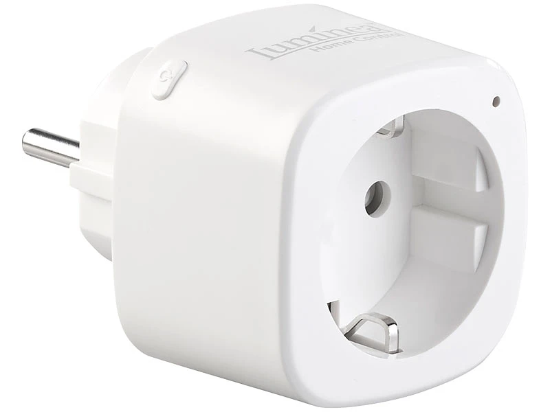 Luminea Home Control WiFi Steckdosen:3er-Set WLAN-Steckdosen, Amazon Alexa & Google Assistant Komp., 16 A 6 Luminea Home Control WiFi Steckdosen:3er-Set WLAN-Steckdosen, Amazon Alexa & Google Assistant Komp., 16 A – Bild 4