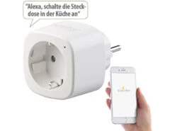Luminea Home Control Elesion Steckdose:2er-Set WLAN-Steckdosen, Amazon Alexa & Google Assistant Komp., 16 A 13 Luminea Home Control Elesion Steckdose:2er-Set WLAN-Steckdosen, Amazon Alexa & Google Assistant Komp., 16 A -Einrichtungsgeschäft nx4491 22