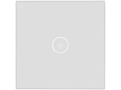 Luminea Home Control Lichttaster:Touch-Lichtschalter, WLAN, Kompat. Zu Siri, Alexa & Google Assistant -Einrichtungsgeschäft nx4503 0