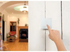 Luminea Home Control Smart Home Lichtschalter:2er-Set Touch-Lichtschalter & Dimmer, Für Alexa & Google Assistant -Einrichtungsgeschäft nx4504 4