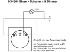 Luminea Home Control Smart Home Lichtschalter:2er-Set Touch-Lichtschalter & Dimmer, Für Alexa & Google Assistant -Einrichtungsgeschäft nx4504 7 1