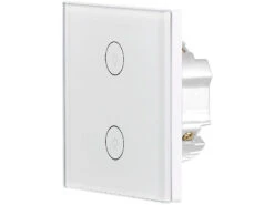 Luminea Home Control Alexa WiFi-Lichtschalter:Touch-Doppel-Lichttaster, Versandrückläufer 16 Luminea Home Control Alexa WiFi-Lichtschalter:Touch-Doppel-Lichttaster, Versandrückläufer -Einrichtungsgeschäft nx4505 4 1