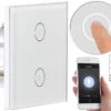 Luminea Home Control WiFi Taster:Touch-Doppel-Lichttaster, Amazon Alexa & Google Assistant Kompatibel 1 Luminea Home Control WiFi Taster:Touch-Doppel-Lichttaster, Amazon Alexa & Google Assistant Kompatibel -Einrichtungsgeschäft nx4505 7