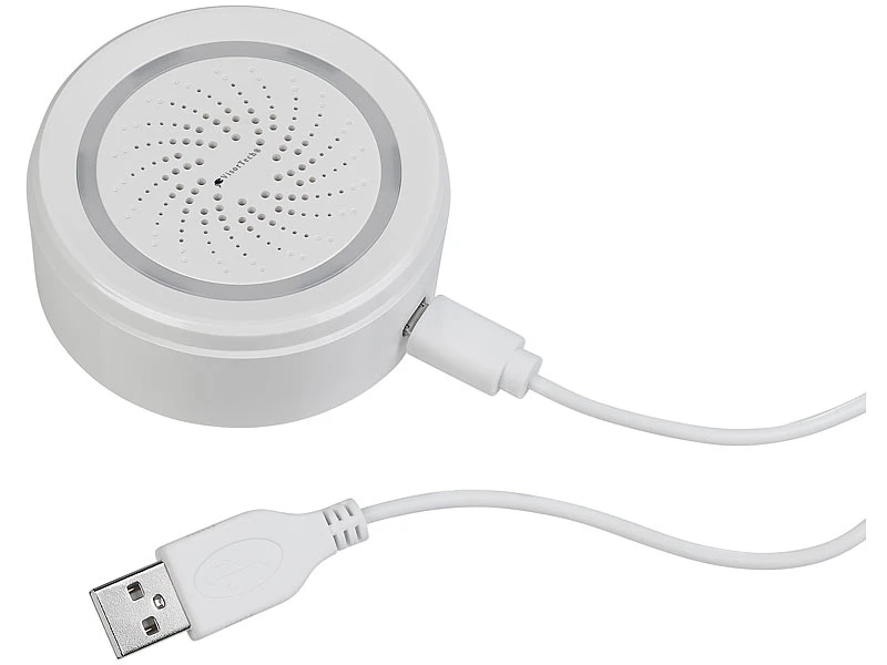 VisorTech Elesion Sirene:2er-Set Alarm-Sirene Mit WLAN & App, Komp. Zu Alexa & Google Assistant 9 VisorTech Elesion Sirene:2er-Set Alarm-Sirene Mit WLAN & App, Komp. Zu Alexa & Google Assistant – Bild 7