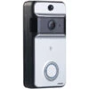 Somikon Doorbell:WLAN-Video-Türklingel Mit App, PIR-Sensor, 166° Bildwinkel, Akku, IP53