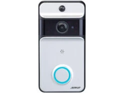 Somikon Klingel Kamera:WLAN-Video-Türklingel Mit App, PIR-Sensor (Versandrückläufer) -Einrichtungsgeschäft nx4517 5 2