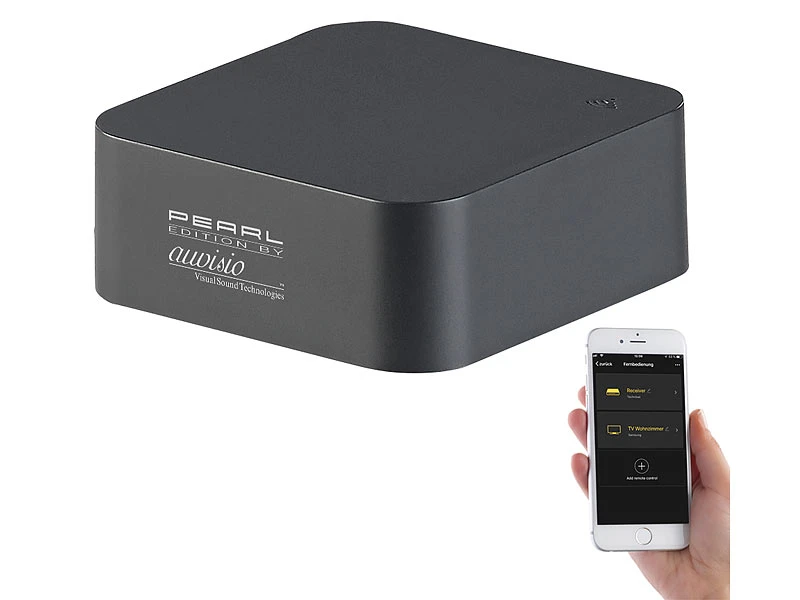 Auvisio Lernfähige IR-Universal-Fernbedienung Mit App (Versandrückläufer) 4 Auvisio Lernfähige IR-Universal-Fernbedienung Mit App (Versandrückläufer) – Bild 2