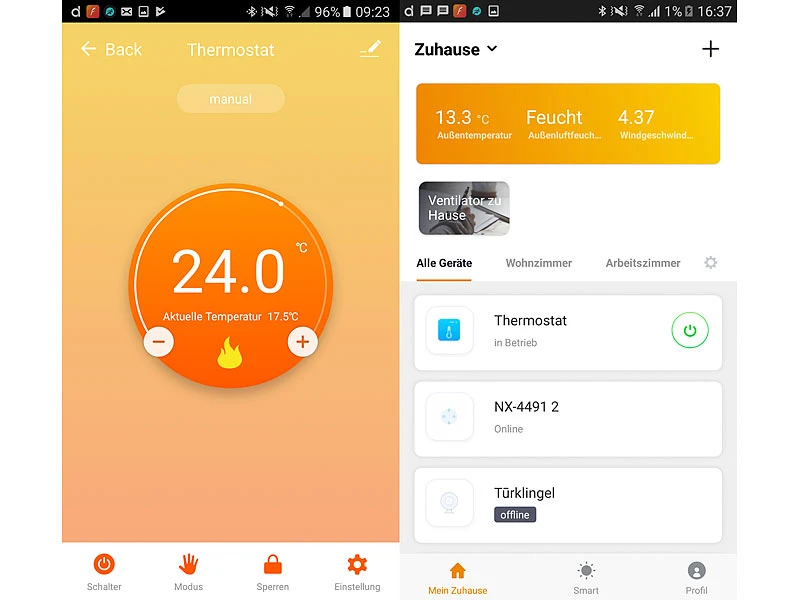 Revolt Elesion Thermostat:2er-Set WLAN-Thermostate Für Fußbodenheizungen, Für Siri, Alexa & GA 9 Revolt Elesion Thermostat:2er-Set WLAN-Thermostate Für Fußbodenheizungen, Für Siri, Alexa & GA – Bild 7