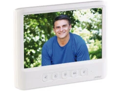 Somikon Türklingelanlagen:Video-Türsprechanlage Mit 17,8-cm-Farbdisplay & Türöffner, 10-m-Kabel -Einrichtungsgeschäft nx4569 1