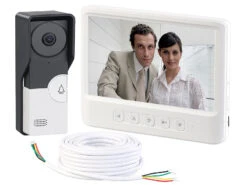 Somikon Türklingelanlagen:Video-Türsprechanlage Mit 17,8-cm-Farbdisplay & Türöffner, 10-m-Kabel -Einrichtungsgeschäft nx4569 12
