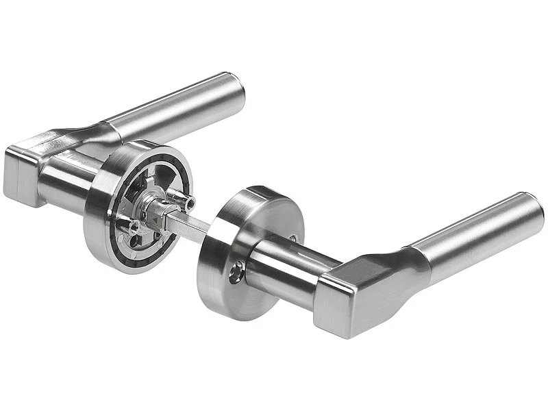 VisorTech Elektronischer Türgriff:Sicherheits-Türbeschlag, Fingerprint-Scanner & Transponder, DIN Rechts 9 VisorTech Elektronischer Türgriff:Sicherheits-Türbeschlag, Fingerprint-Scanner & Transponder, DIN Rechts – Bild 7