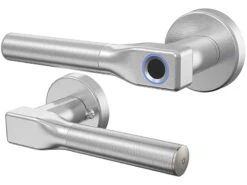 VisorTech Elektronischer Türgriff:Sicherheits-Türbeschlag, Fingerprint-Scanner & Transponder, DIN Rechts 25 VisorTech Elektronischer Türgriff:Sicherheits-Türbeschlag, Fingerprint-Scanner & Transponder, DIN Rechts -Einrichtungsgeschäft nx4581 11