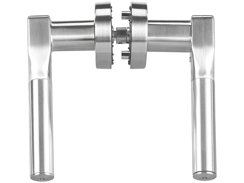 VisorTech Elektronischer Türgriff:Sicherheits-Türbeschlag, Fingerprint-Scanner & Transponder, DIN Rechts 11 VisorTech Elektronischer Türgriff:Sicherheits-Türbeschlag, Fingerprint-Scanner & Transponder, DIN Rechts – Bild 9