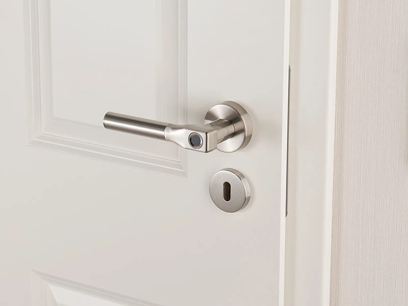 VisorTech Elektronischer Türgriff:Sicherheits-Türbeschlag, Fingerprint-Scanner & Transponder, DIN Rechts 13 VisorTech Elektronischer Türgriff:Sicherheits-Türbeschlag, Fingerprint-Scanner & Transponder, DIN Rechts – Bild 11