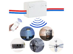 Luminea Home Control WiFi Schalter:WLAN-Schalter Für Licht & Co., Für Siri, Alexa & Google Assistant, 10A -Einrichtungsgeschäft nx4592 18 1