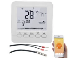 Revolt Wandthermostat:2er-Set WLAN-Thermostate Für Fußbodenheizung, Für Siri, Alexa & GA -Einrichtungsgeschäft nx4608 3