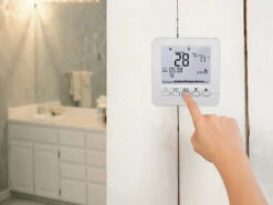 Revolt Wandthermostat:2er-Set WLAN-Thermostate Für Fußbodenheizung, Für Siri, Alexa & GA -Einrichtungsgeschäft nx4608 6