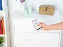 VisorTech Einbauschloss:Automatisches Schubladen- & Schranktüren-Schloss Versandrückläufer -Einrichtungsgeschäft nx4614 0 1