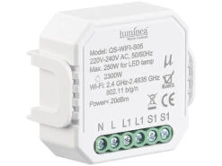 Luminea Home Control Smart Schalter:2er-Set WLAN-Unterputz-Lichtschalter, App, Für Siri, Alexa&Google Ass. -Einrichtungsgeschäft nx4651 0 1