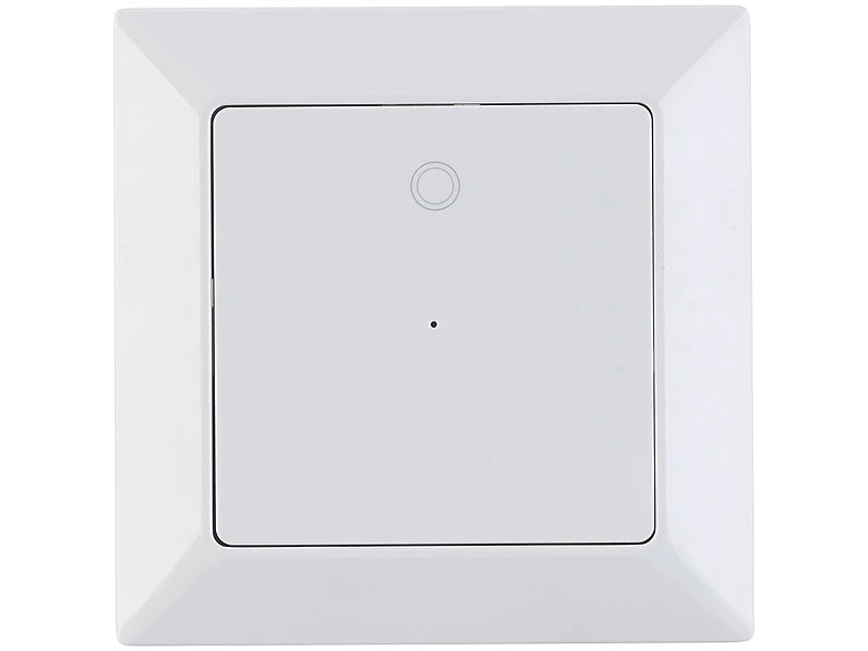 Luminea Home Control Elesion Schalter:2er-Set WLAN-Lichttaster, App, Komp. Zu Siri, Alexa & Google Assistant 7 Luminea Home Control Elesion Schalter:2er-Set WLAN-Lichttaster, App, Komp. Zu Siri, Alexa & Google Assistant – Bild 5