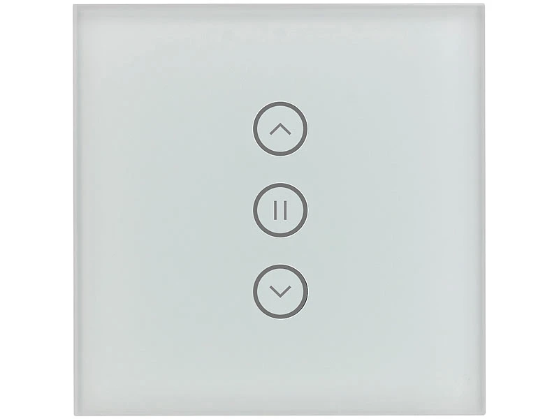 Luminea Home Control Rolladenschalter Touch:4er-Set Rollladen-Touch-Unterputz-Steuerung, App & Sprachsteuerung 5 Luminea Home Control Rolladenschalter Touch:4er-Set Rollladen-Touch-Unterputz-Steuerung, App & Sprachsteuerung – Bild 3