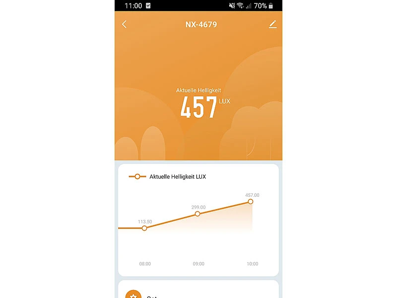 Luminea Home Control Sonnensensor:2er-Set Wetterfeste WLAN-Licht- & Dämmerungs-Sensoren Mit App, IP55 10 Luminea Home Control Sonnensensor:2er-Set Wetterfeste WLAN-Licht- & Dämmerungs-Sensoren Mit App, IP55 – Bild 8