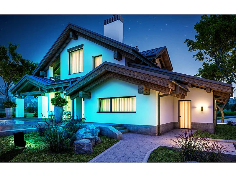 Luminea Home Control RGB-Strahler Außen:Outdoor-Fluter Mit RGB-CCT-LEDs, Bluetooth & App, Versandrückläufer 8 Luminea Home Control RGB-Strahler Außen:Outdoor-Fluter Mit RGB-CCT-LEDs, Bluetooth & App, Versandrückläufer – Bild 6