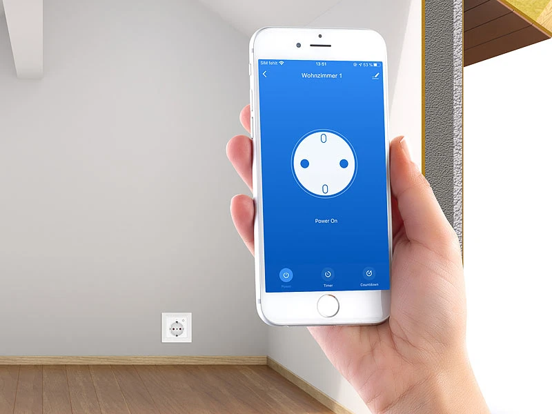 Luminea Home Control WLAN-Unterputz-Steckdose Mit App, Für Siri, Versandrückläufer 8 Luminea Home Control WLAN-Unterputz-Steckdose Mit App, Für Siri, Versandrückläufer – Bild 6