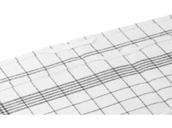 Rosenstein & Söhne Trockentücher:Baumwoll-Geschirrtücher, 12er-Set, Je 50 X 70 Cm, Grau-kariert -Einrichtungsgeschäft nx4710 0