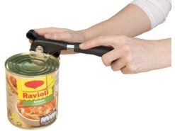 PEARL Dosenoeffner:2er-Set Sicherheits-Dosenöffner, Edelstahl-Klinge, Wiederverschließbar -Einrichtungsgeschäft nx4798 4