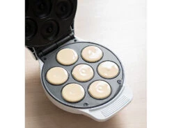 Rosenstein & Söhne Waffeleisen Donut:Mini-Donut-Maker, Antihaftbeschichtet, 1.000 Watt Versandrückläufer -Einrichtungsgeschäft nx4866 5