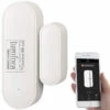 Luminea Home Control Fensterkontakt:WLAN-Tür- Und Fensteralarm Mit Weltweitem App-Zugriff, Sprachsteuerung -Einrichtungsgeschäft nx4900 5 1