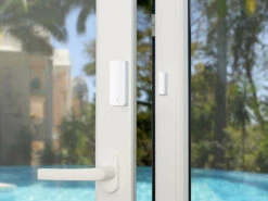 Luminea Home Control Fensterkontakte:10er-Set WLAN-Tür- & Fensteralarm, App, Für Alexa & Google Assistant -Einrichtungsgeschäft nx4900 8 2