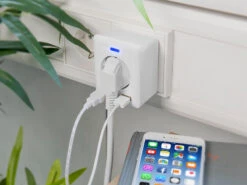 Luminea Home Control Energie Monitor:2er-Set WLAN-Steckdosen, 2 USB, App, Komp. Zu Alexa, Google, Siri 14 Luminea Home Control Energie Monitor:2er-Set WLAN-Steckdosen, 2 USB, App, Komp. Zu Alexa, Google, Siri -Einrichtungsgeschäft nx4910 5