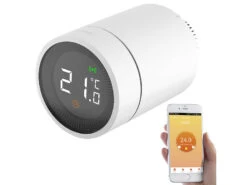 Revolt ZigBee Thermostat:3er-Set Smarte Heizkörperthermostate Mit App- Und Sprachsteuerung -Einrichtungsgeschäft nx4911 4 1