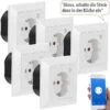 Luminea Home Control Smart Steckdosen:WLAN-Unterputz-Steckdose Mit App, Für Siri, Alexa & GA, 5er Pack 1 Luminea Home Control Smart Steckdosen:WLAN-Unterputz-Steckdose Mit App, Für Siri, Alexa & GA, 5er Pack -Einrichtungsgeschäft nx4923 11