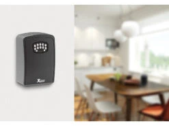 Xcase Schlüsselbox:4er Set Mini-Schlüssel-Safe Mit Bluetooth Und App, IP54 -Einrichtungsgeschäft nx4964 25