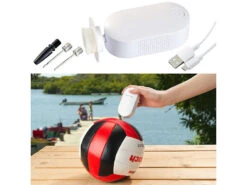 Rosenstein & Söhne Ballpumpe:USB Akku-Vakuumpumpe HVC-15 Zum Vakuumieren Mit 4 Aufsätzen