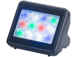 VisorTech Fernseher Simulator:TV-Simulator Zur Einbrecher-Abschreckung Mit 12 LEDs Inkl. Netzteil -Einrichtungsgeschäft nx5046 5