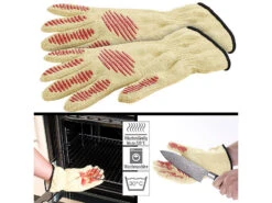Rosenstein & Söhne Schnittschutzhandschuh:4er-Set Sicherheits-Handschuh, Hitze- & Schnittschutz, Antirutsch-Pads 26 Rosenstein & Söhne Schnittschutzhandschuh:4er-Set Sicherheits-Handschuh, Hitze- & Schnittschutz, Antirutsch-Pads -Einrichtungsgeschäft nx5540 12