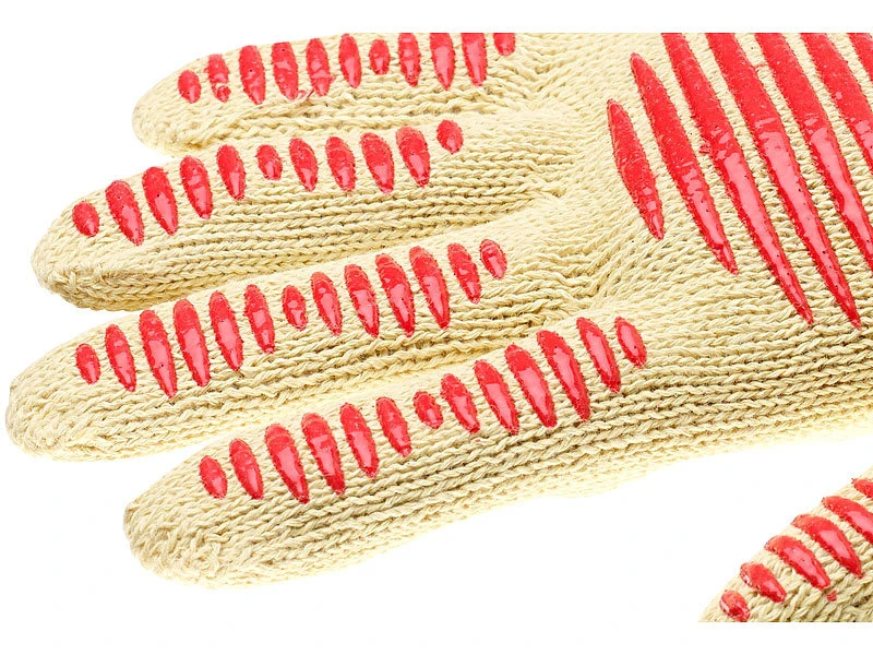 Rosenstein & Söhne Schnittschutzhandschuh:4er-Set Sicherheits-Handschuh, Hitze- & Schnittschutz, Antirutsch-Pads 13 Rosenstein & Söhne Schnittschutzhandschuh:4er-Set Sicherheits-Handschuh, Hitze- & Schnittschutz, Antirutsch-Pads – Bild 11